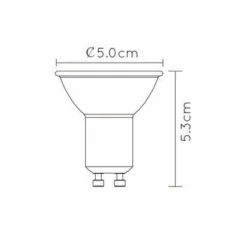 Lucide LED GU101 x 5 Watt 22003000 Kelvin 320 Lumen