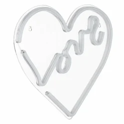 Luminaires Globo Lighting Éclairage Led|Luminaire déco Globo LOVE LED Transparent, 1 lumière