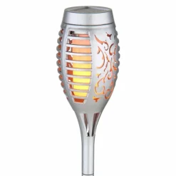 Luminaire déco Globo SOLAR LED Argenté, 12 lumières