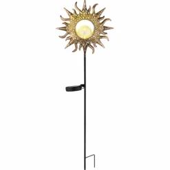 Luminaire déco Globo SOLAR LED Noir, 1 lumière
