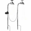 Luminaire déco Globo SOLAR LED Noir, Argenté, 60 lumières