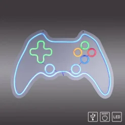 Luminaires Leuchten Direkt Éclairage Led|Luminaire déco Leuchten-Direkt NEON-GAMER LED Multicolore, 1 lumière