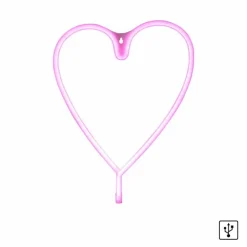 Luminaires Leuchten Direkt Éclairage Led|Luminaire déco Leuchten-Direkt NEON-HERZ LED Multicolore, 1 lumière