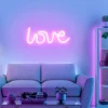 Luminaires Leuchten Direkt Éclairage Led|Luminaire déco Leuchten-Direkt NEON-LOVE LED Rose, 1 lumière