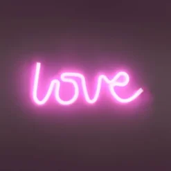 Luminaires Leuchten Direkt Éclairage Led|Luminaire déco Leuchten-Direkt NEON-LOVE LED Rose, 1 lumière