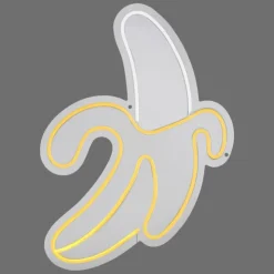 Luminaires Leuchten Direkt Éclairage Led|Luminaire déco Leuchten-Direkt NEON-BANANE LED Jaune, Blanc, 1 lumière