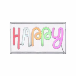Luminaires Leuchten Direkt Éclairage Led|Luminaire déco Leuchten-Direkt NEON-HAPPY LED Transparent, 1 lumière