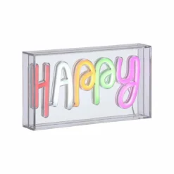 Luminaires Leuchten Direkt Éclairage Led|Luminaire déco Leuchten-Direkt NEON-HAPPY LED Transparent, 1 lumière