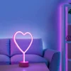 Luminaires Leuchten Direkt Éclairage Led|Luminaire déco Leuchten-Direkt NEON-HERZ LED Rose, 1 lumière