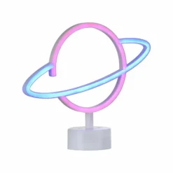 Luminaires Leuchten Direkt Éclairage Led|Luminaire déco Leuchten-Direkt NEON-SATURN LED Blanc, 1 lumière