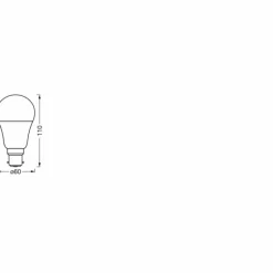 Luminaires Ledvance B22d 9 Watt RGB (couleurs réglables) dimmable 806 Lumen