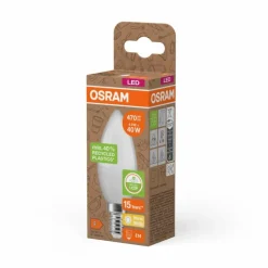 Luminaires Osram E14 4.9 Watt blanc chaud 470 Lumen