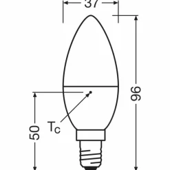Luminaires Osram E14 3.3 Watt blanc neutre 250 Lumen