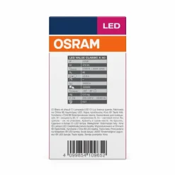 Luminaires Osram E27 LED 4.9 Watt blanc chaud 470 Lumen