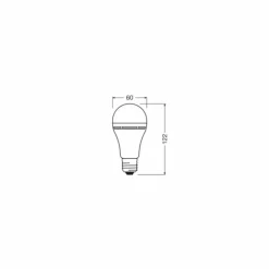 Luminaires Osram E27 LED 8 Watt blanc chaud 806 Lumen
