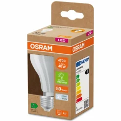 Luminaires Osram E27 LED 2.2 Watt blanc neutre 470 Lumen