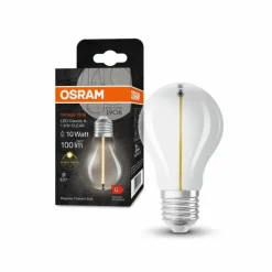 Luminaires Osram E27 LED 1.8 Watt blanc chaud 100 Lumen