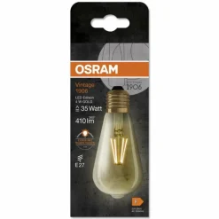 Luminaires Osram E27 LED 4 Watt blanc chaud 410 Lumen