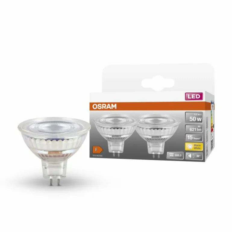 Luminaires Osram LED 6.5 Watt blanc chaud 621 Lumen