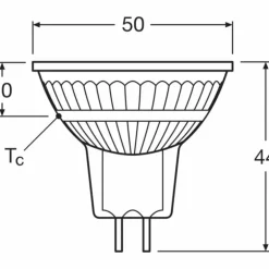 Luminaires Osram LED 2.6 Watt blanc chaud 210 Lumen