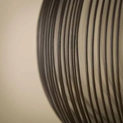 hofstein Suspensions|lustre Agueda Brun foncé, Nickel mat, Noir, 1 lumière