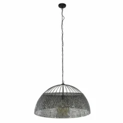 hofstein Suspensions|lustre Armor Noir, 1 lumière