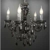 Luminaires Reality Lustres|Lustre Delhi Noir, 5 lumières