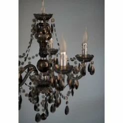 Luminaires Reality Lustres|Lustre Delhi Noir, 5 lumières