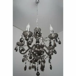 Luminaires Reality Lustres|Lustre Delhi Noir, 5 lumières