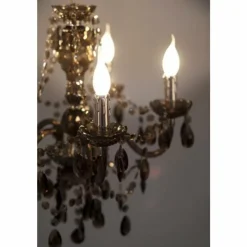 Luminaires Reality Lustres|Lustre Delhi Noir, 5 lumières