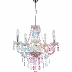Luminaires Globo Lighting Lustres|Lustre Globo Chrome, 5 lumières