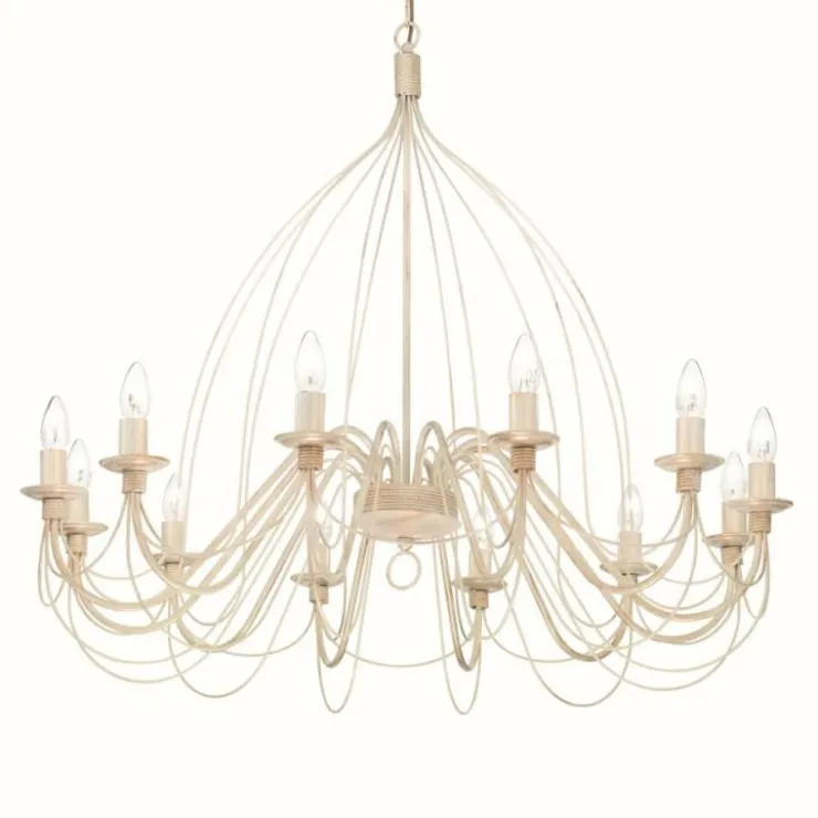 Luminaires Ideallux Lustres|Lustre Ideal Lux CORTE Blanc, 12 lumières