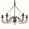 Luminaires Ideallux Lustres|Lustre Ideal Lux CORTE Rouille, 5 lumières