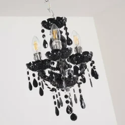 hofstein Lustres|Lustre Malmback Noir, 3 lumières
