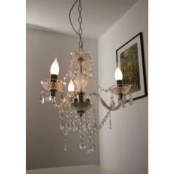 Luminaires Reality Lustres|Lustre Reality Chrome, 3 lumières