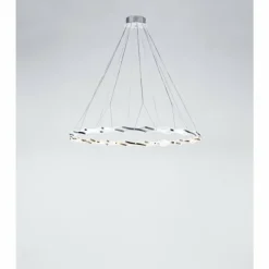 Luminaires Serien Lighting Lustres|Lustre Serien Lighting ZOOM LED Acier inoxydable, 1 lumière