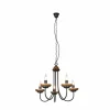 Luminaires Trio Lustres|Lustre Trio Livia Noir, 5 lumières