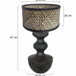 Luminaires Steinhauer Lampes À Poser|Lyons Lampe à poser Noir, 1 lumière