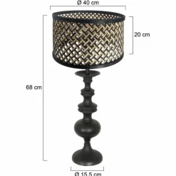 Luminaires Steinhauer Lampes À Poser|Lyons Lampe à poser Noir, 1 lumière