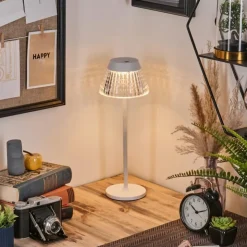 hofstein Éclairage Led|Macos Lampe de bureau, Lampe à poser, Liseuse LED Blanc, 1 lumière