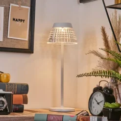 hofstein Éclairage Led|Macos Lampe de bureau, Lampe à poser, Liseuse LED Blanc, 1 lumière