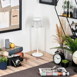 hofstein Éclairage Led|Macos Lampe de bureau, Lampe à poser, Liseuse LED Blanc, 1 lumière