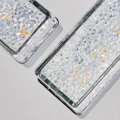 hofstein Spots Et Projecteurs|Madel Plafonnier, Spot de plafond Chrome, Nickel mat, 4 lumières