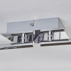hofstein Spots Et Projecteurs|Madel Plafonnier, Spot de plafond Chrome, Nickel mat, 4 lumières