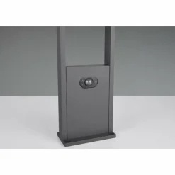 Malawi Lampadaire d'extérieur Luminaires Trio LED Anthracite, 1 lumière, Détecteur de mouvement