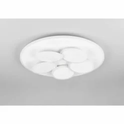 Luminaires Trio Éclairage Led|Mandala Plafonnier LED Blanc, 1 lumière, Télécommandes