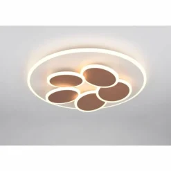 Luminaires Trio Éclairage Led|Mandala Plafonnier LED Gris, 1 lumière, Télécommandes