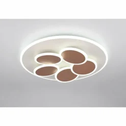 Luminaires Trio Éclairage Led|Mandala Plafonnier LED Gris, 1 lumière, Télécommandes