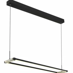 Luminaires Globo Lighting Éclairage Led|Mariella Suspension LED Noir, 1 lumière, Télécommandes