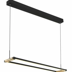 Luminaires Globo Lighting Éclairage Led|Mariella Suspension LED Noir, 1 lumière, Télécommandes